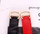 Copy Cartier Red Leather Strap Rose Gold Diamond Quartz Watch 35mm (7)_th.jpg